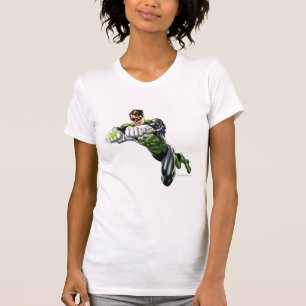T-shirt Lanterna verde - rendida inteiramente, ambos os