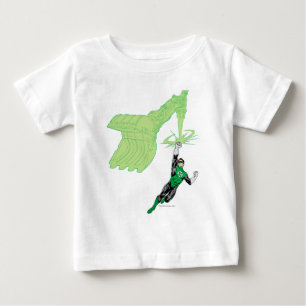 T-shirt Lanterna verde - rendida inteiramente, com máquin