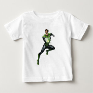T-shirt Lanterna verde - rendida inteiramente, saltando