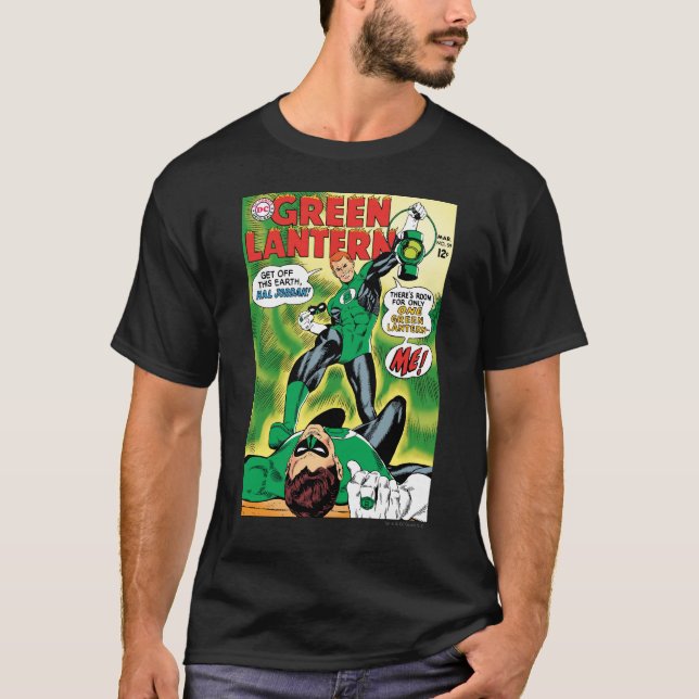 T-shirt Lanterna Verde - Sai desta Terra Hal Jordan (Frente)