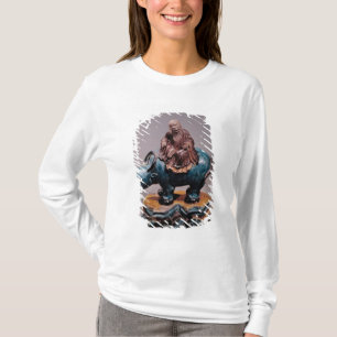 T-shirt Lao-Tzu em seu búfalo, dinastia de Qing