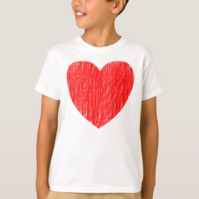 T-shirt Lápis - Vermelho (Frente)