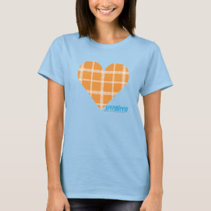 T-shirt Laranja 4 da xadrez