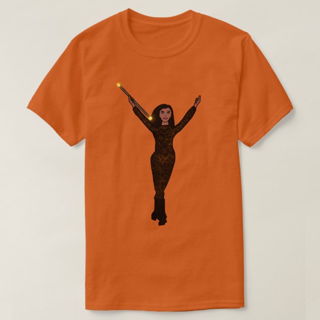 T-Shirt Laranja Queimado (Frente do Design)