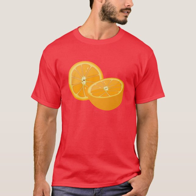 T-shirt Laranjas (vermelhas) (Frente)