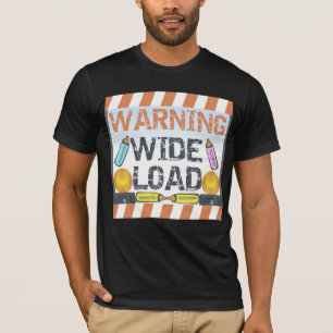 T-shirt largo da maternidade da carga