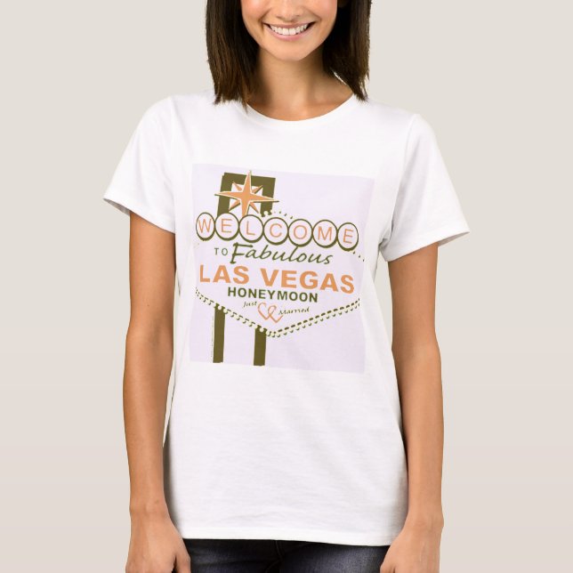 T-shirt Las Vegas Honeymoon (Frente)