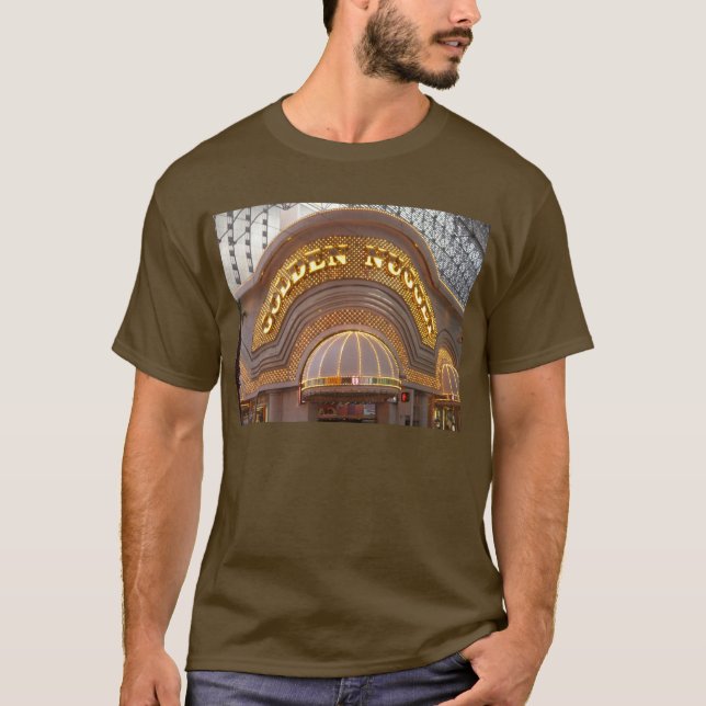 T-shirt Las Vegas Ouro Nugget (Frente)
