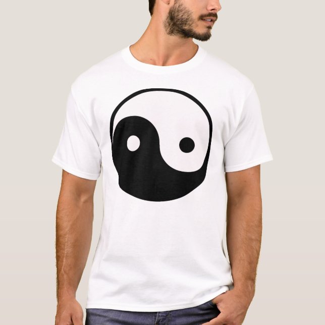 T-shirt lateral de Yin Yang (Frente)