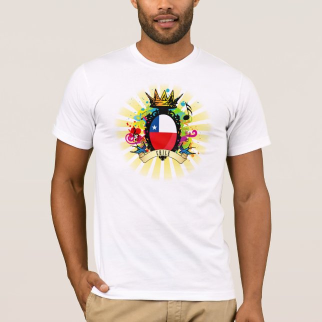 T-shirt Latin da música do Chile onça (Frente)