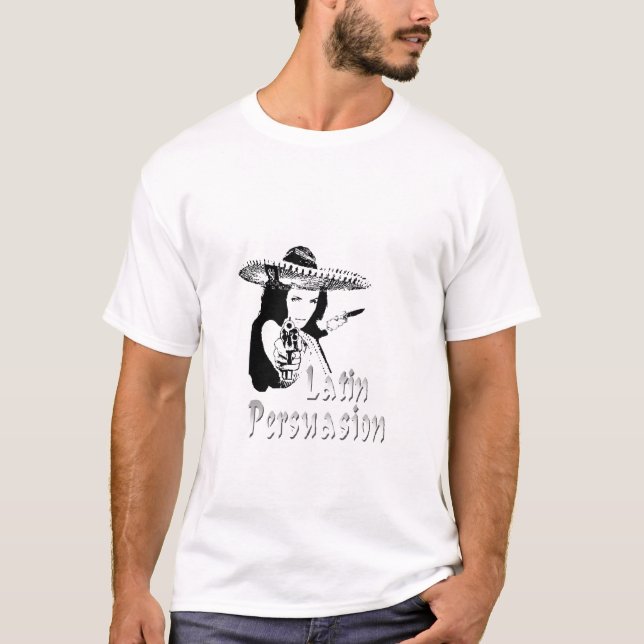 T-shirt Latin da persuasão (Frente)