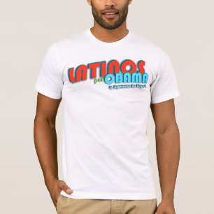 T-shirt Latinos Por Obama 3