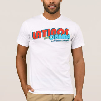 T-shirt Latinos Por Obama 3