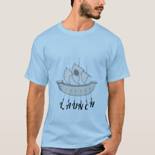 T-Shirt "Launch" - Design de barco