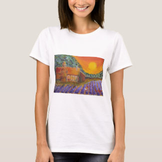 T-shirt Lavanda em Provence