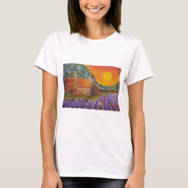T-shirt Lavanda em Provence (Frente)