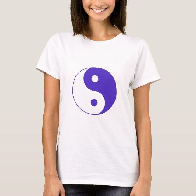 T-shirt Lavanda Purple Yin-Yang (Frente)