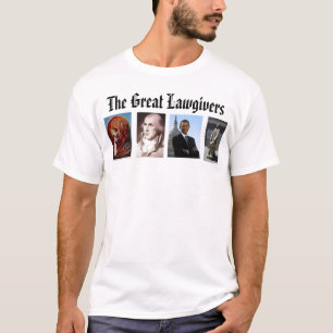 T-shirt lawgiver, James Madison, ícone Moses e o