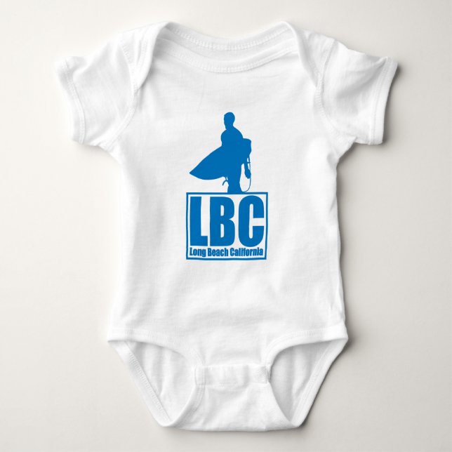 T-shirt LBC Long Beach Califórnia Praia Vida Surf (Frente)
