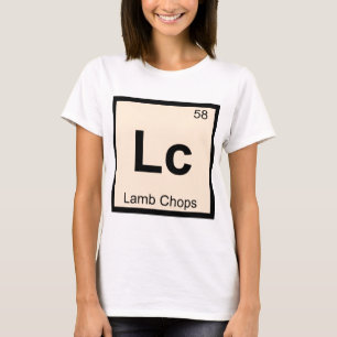 T-shirt Lc - Costeletas de Cordeiro Símbolo da Tabela Peri