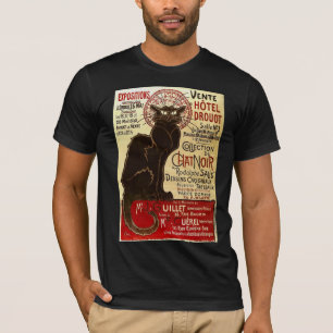 T-shirt Le Chat Noir, Vente Hôtel Drouot Fine