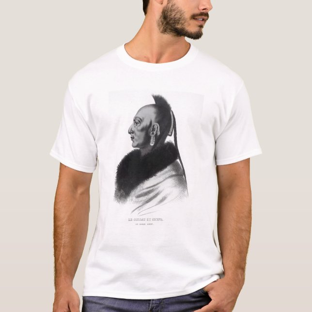 T-shirt Le Soldat du Chene, um chefe de Osage (Frente)