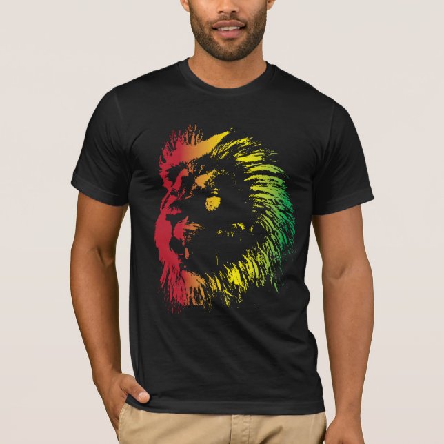 T-shirt Leão 2 de Rasta (Frente)