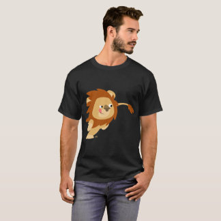 T-Shirt Leão De Cartoon Galopante
