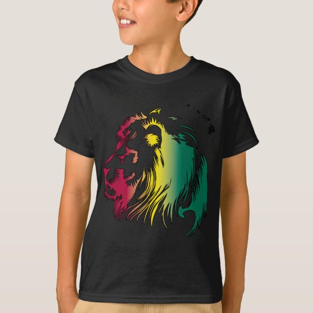 T-shirt Leão de Rasta (Frente)