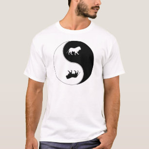 T-shirt Leão de Yin Yang