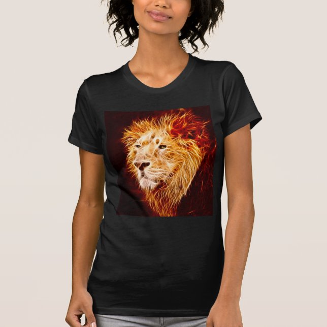 T-shirt Leão elementar (Frente)