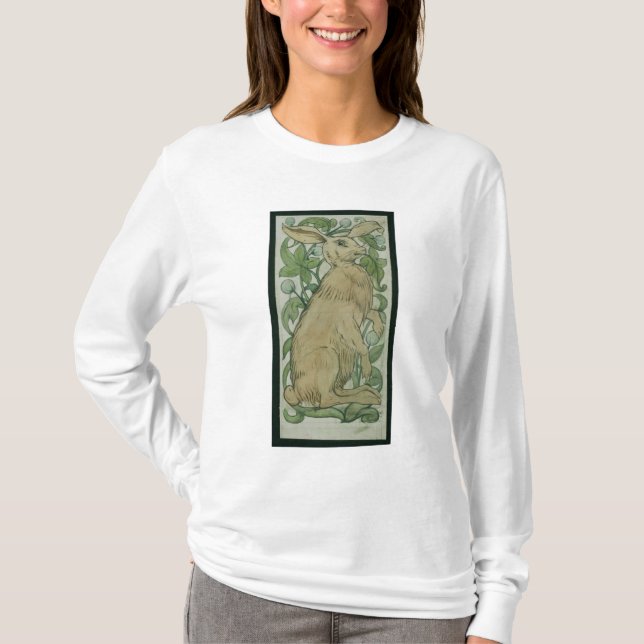 T-shirt Lebre (w/c no papel) (Frente)