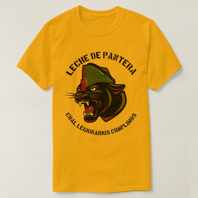 T-SHIRT LECHE DE PANTERA (Frente do Design)