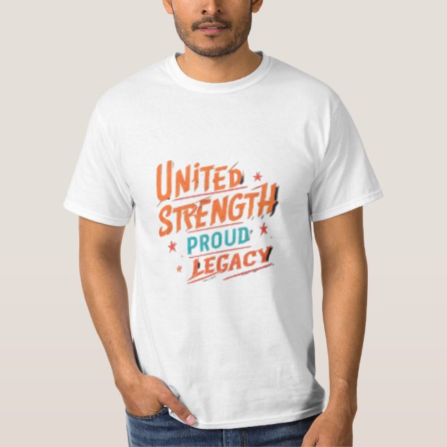 T-Shirt Legado Ortoso de Força Unida (Frente)