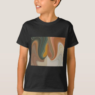 T-shirt Legal cadeia de materiais coloridos do Abstrato Gr
