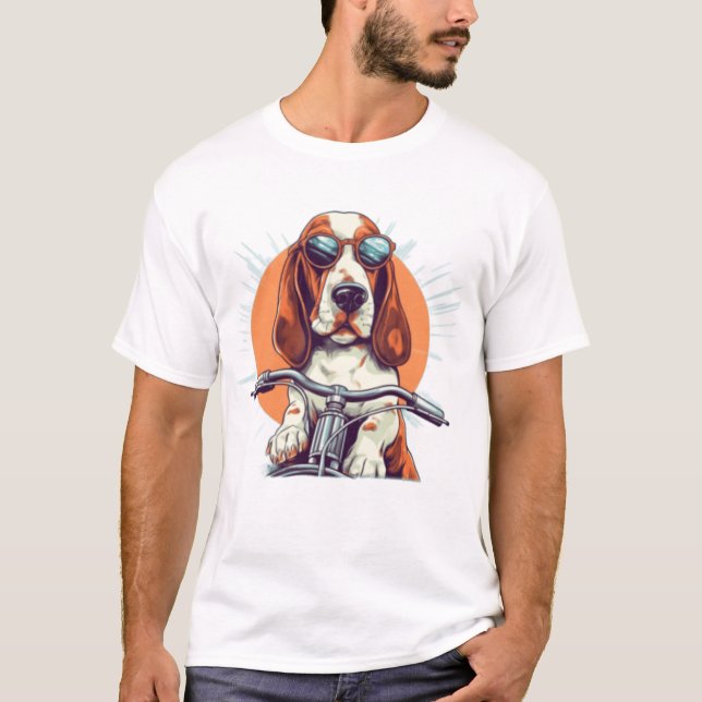 T-Shirt legal de hound basset basset (Frente)