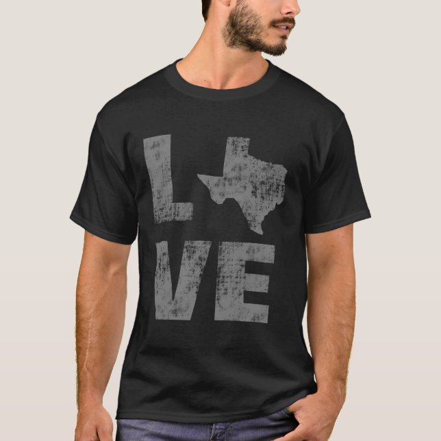 T-shirt Legal Distante Love Texas (Frente)