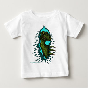 T-shirt legal do bebê do dinossauro do