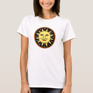 T-shirt legal do design de Sun para mulheres e