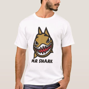 t-shirt legal do estilo do Sr. tubarão