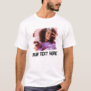 T-Shirt Legal Grunge Foto de Texto Personalizado