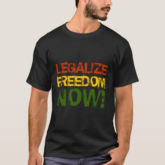 T-SHIRT LEGALIZE A LIBERDADE (Frente)