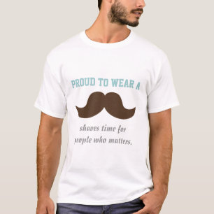 T-shirt Legenda de Bigode Humorístico Para Ele