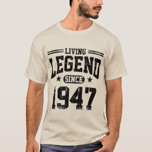 T-shirt Legenda viva desde 1947