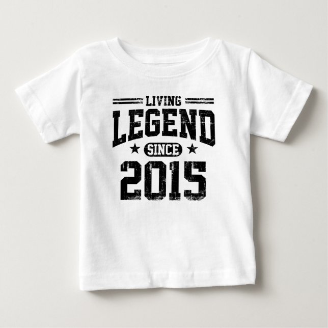 T-shirt Legenda viva desde 2015 (Frente)