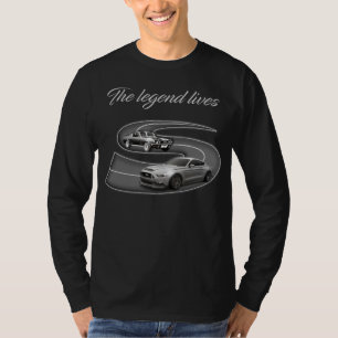 T-shirt Legendas clássicas do entusiasta do carro