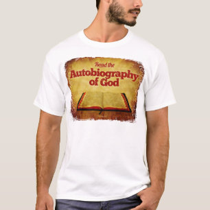 T-shirt Leia a autobiografia do deus