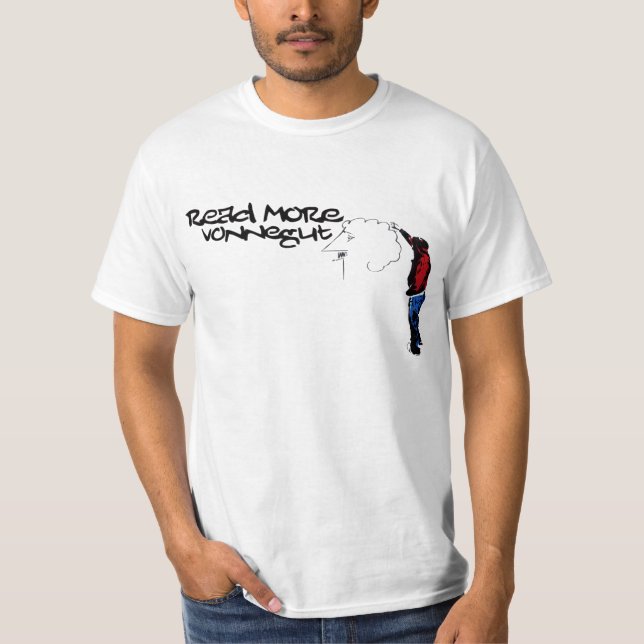 T-shirt Leia mais Vonnegut 2,0 (Frente)