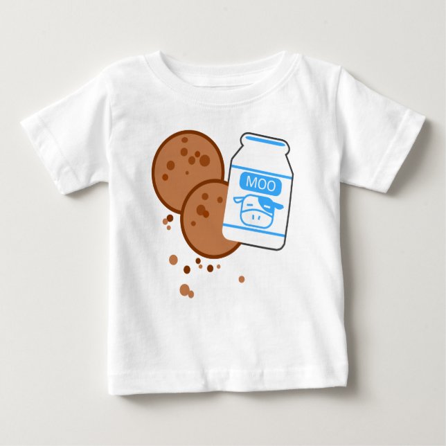 T-shirt Leite & biscoitos (Frente)