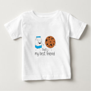 T-shirt Leite e Cookies Melhores Amigos BFF